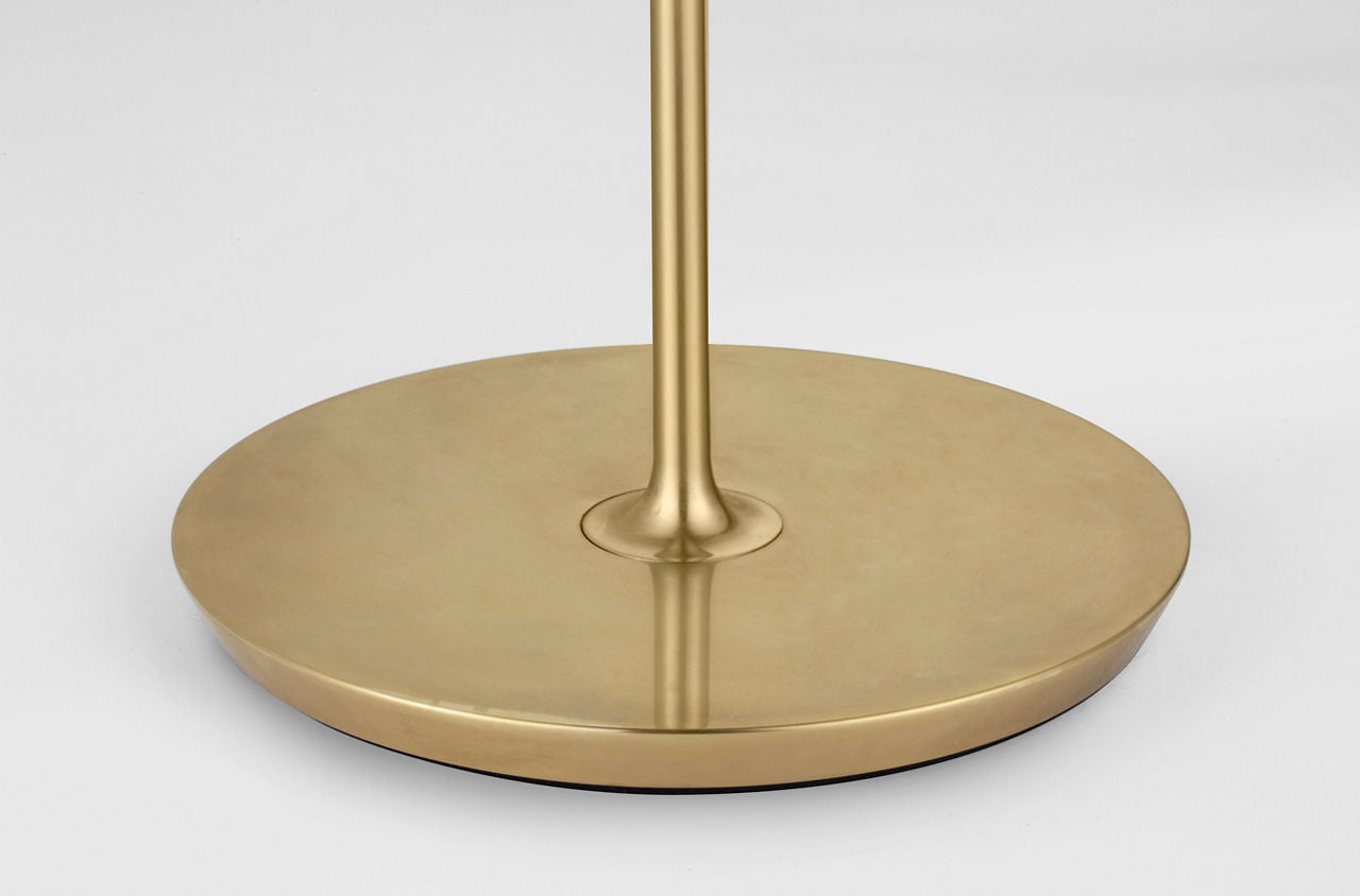 Blaze 55" Floor Lamp | Natural Brass | Clear Crystal