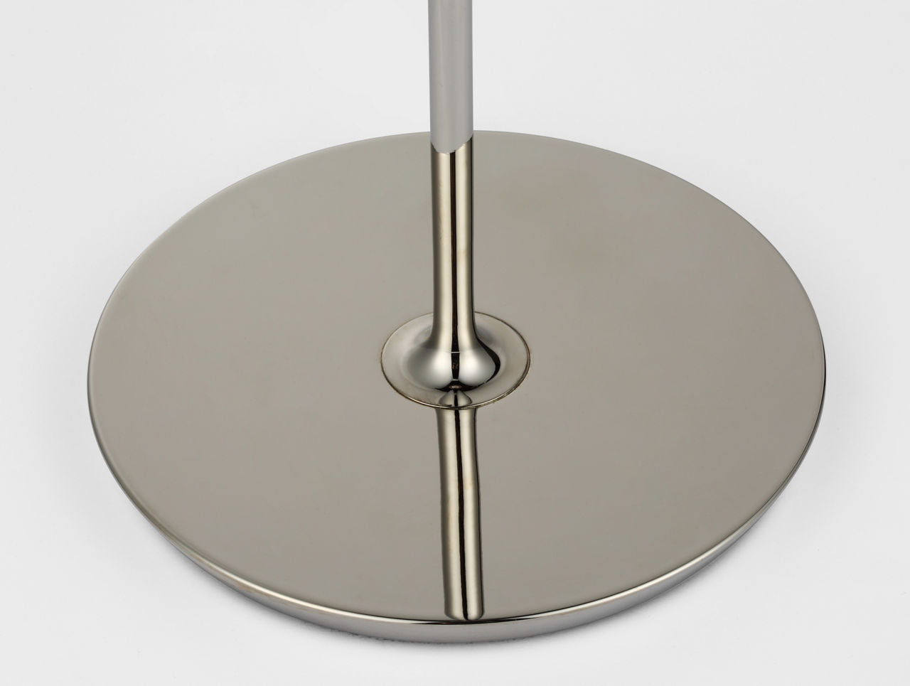Blaze 55" Floor Lamp | Polished Nickel | Clear Crystal