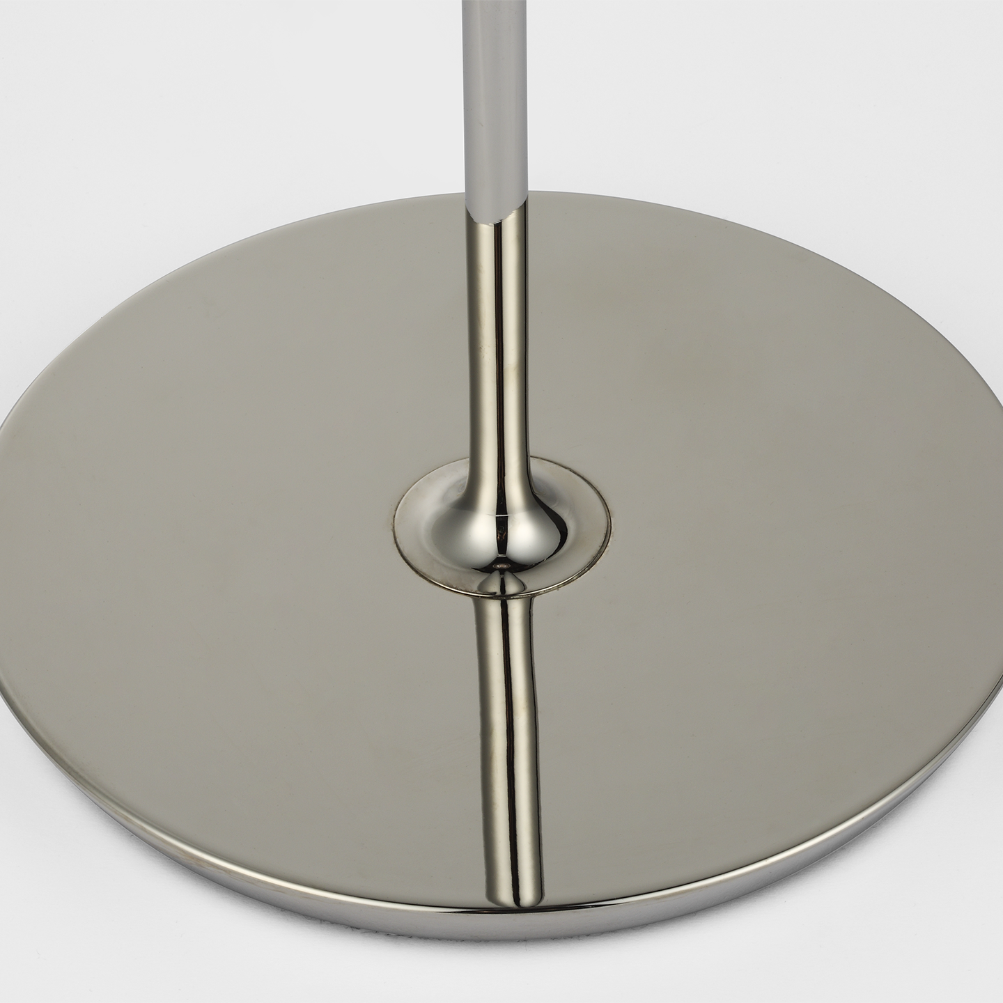 Blaze 55" Floor Lamp | Polished Nickel | Clear Crystal