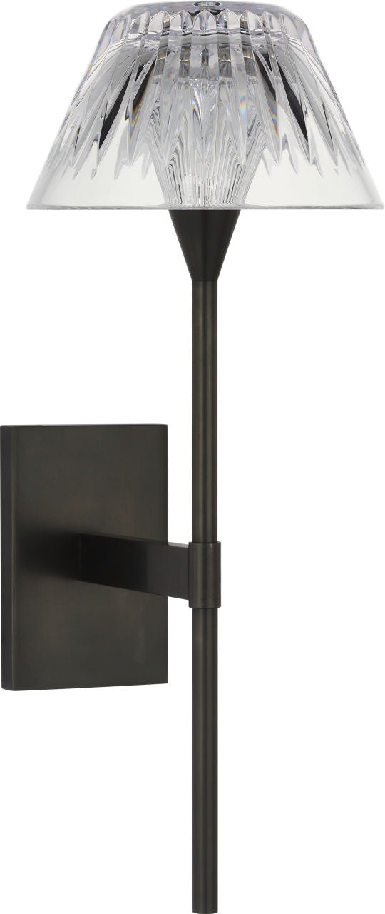 Blaze 14" Sconce | Bronze | Clear Crystal