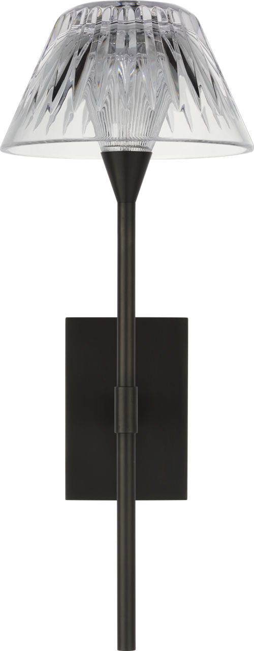 Blaze 14" Sconce | Bronze | Clear Crystal