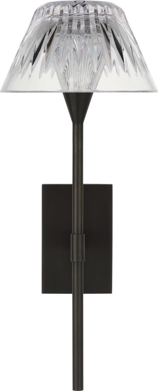 Blaze 14" Sconce | Bronze | Clear Crystal