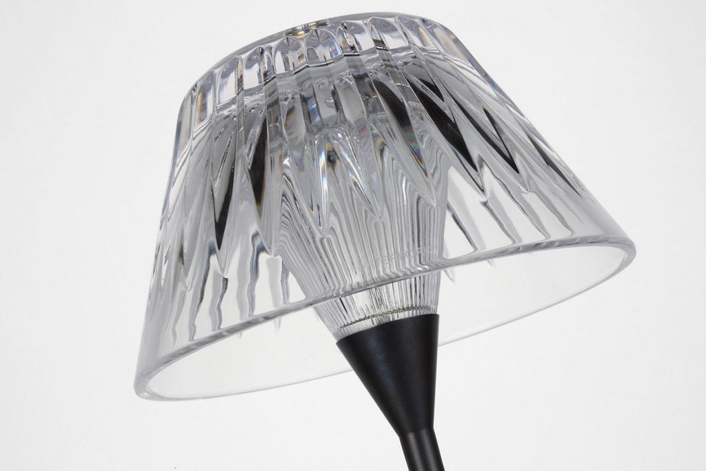 Blaze 12" Rechargeable Table Lamp | Bronze | Clear Crystal