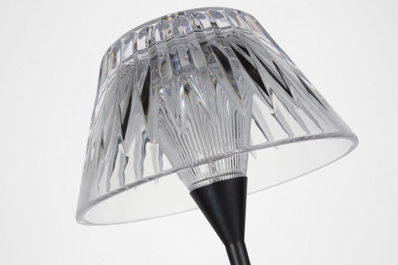 Blaze 12" Rechargeable Table Lamp | Bronze | Clear Crystal
