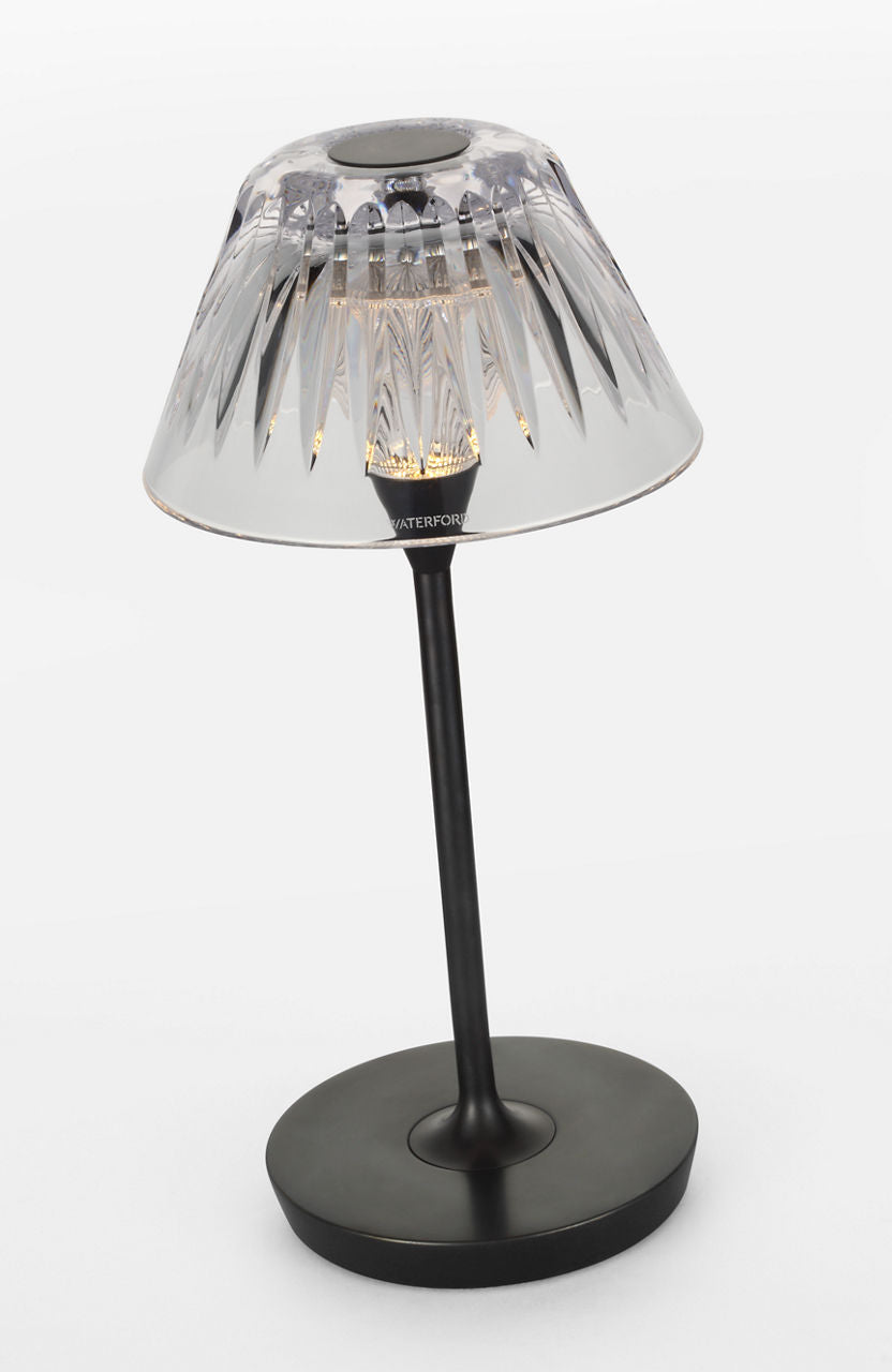 Blaze 12" Rechargeable Table Lamp | Bronze | Clear Crystal