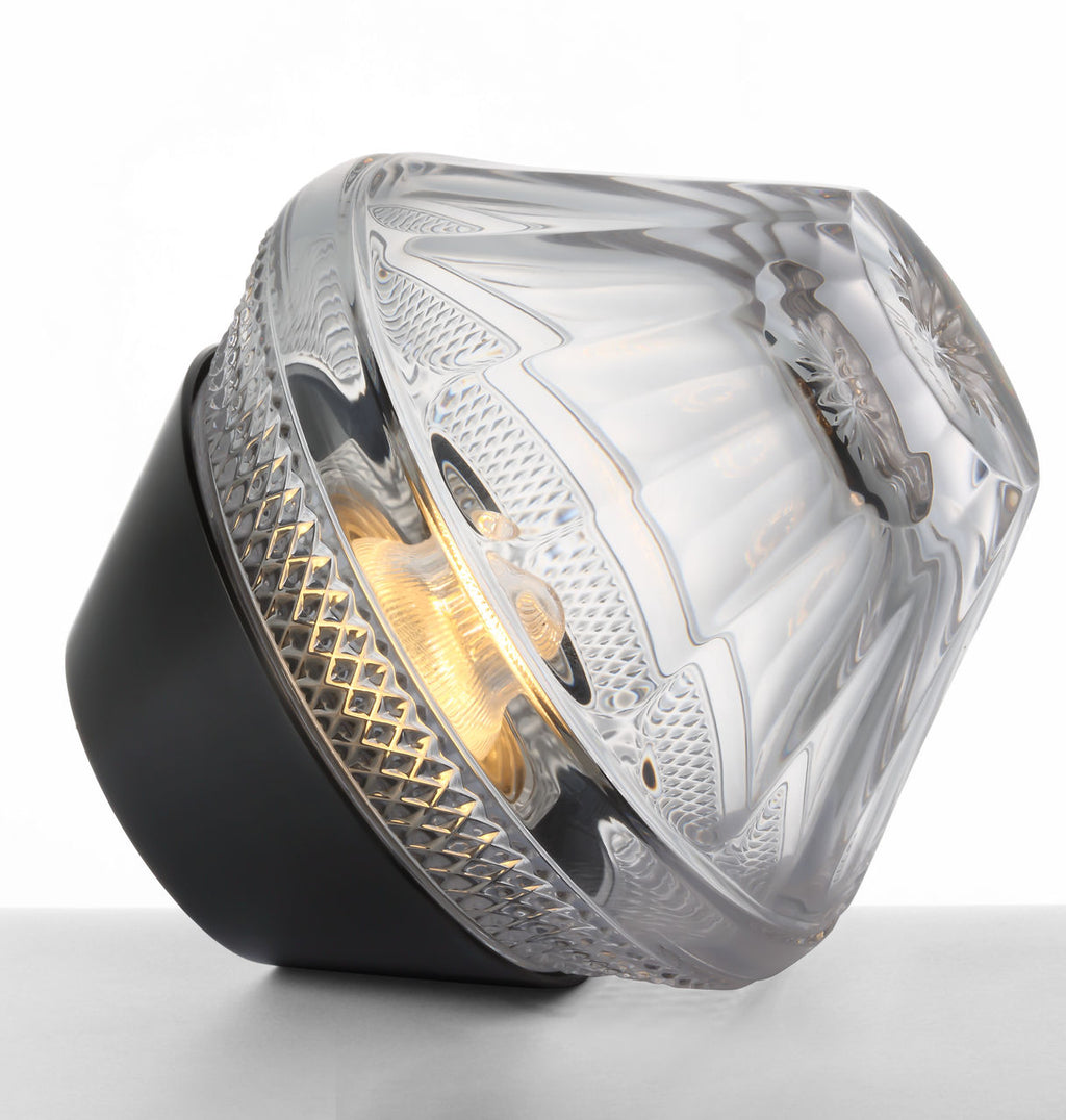 Copper Coast 5" Rechargeable Accent Lamp | Bronze | Clear Crystal