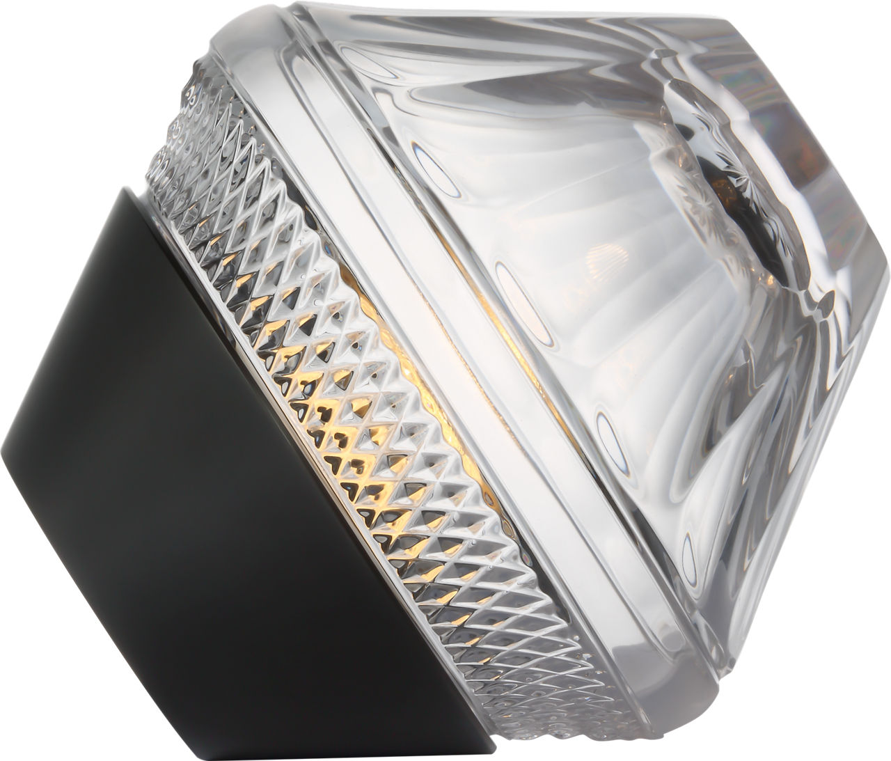 Copper Coast 5" Rechargeable Accent Lamp | Bronze | Clear Crystal