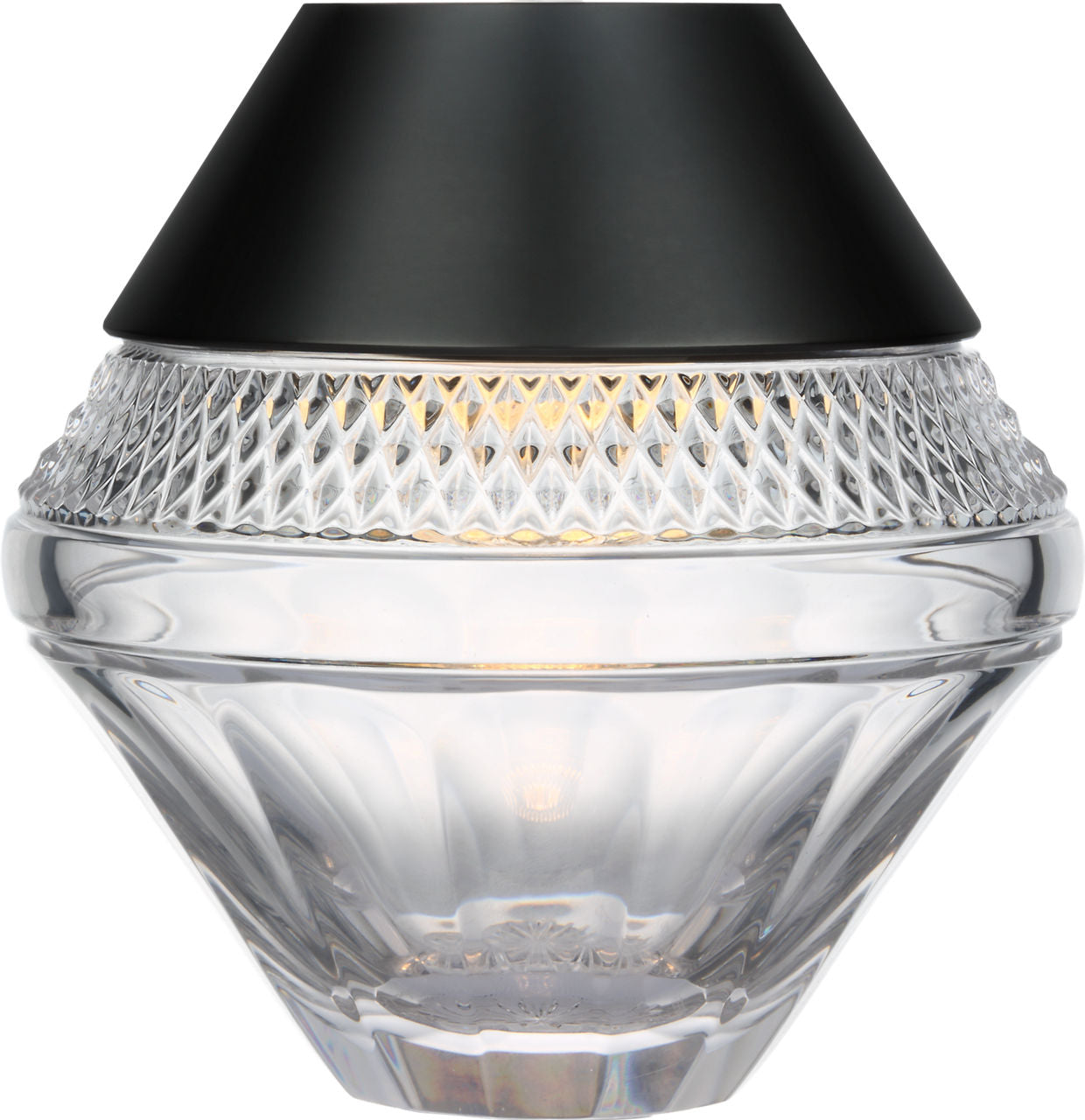 Copper Coast 5" Rechargeable Accent Lamp | Bronze | Clear Crystal
