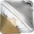 Copper Coast 12" Rechargeable Accent Light | Natural Brass | Clear Crystal