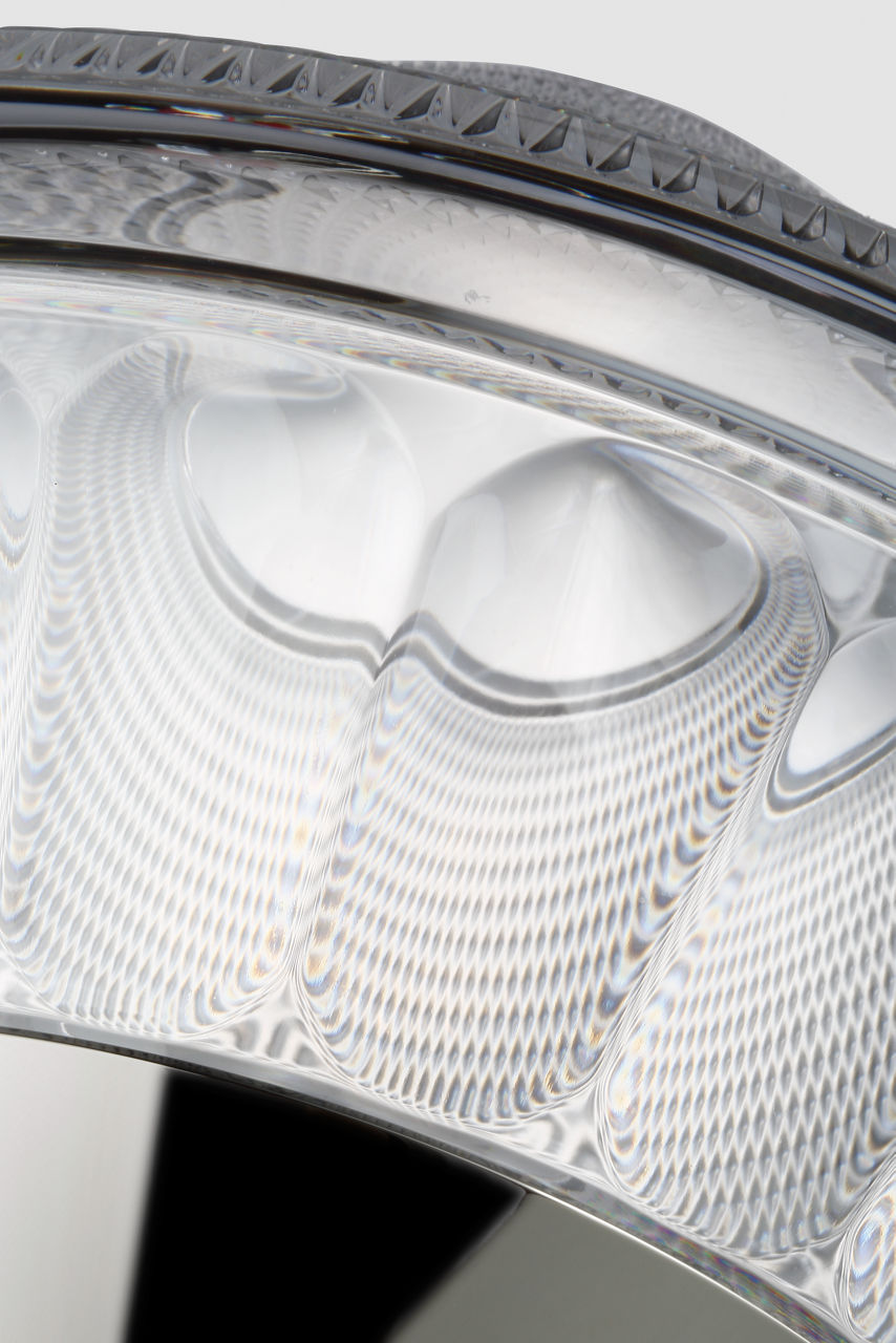 Copper Coast 12" Rechargeable Accent Light | Polished Nickel | Clear Crystal