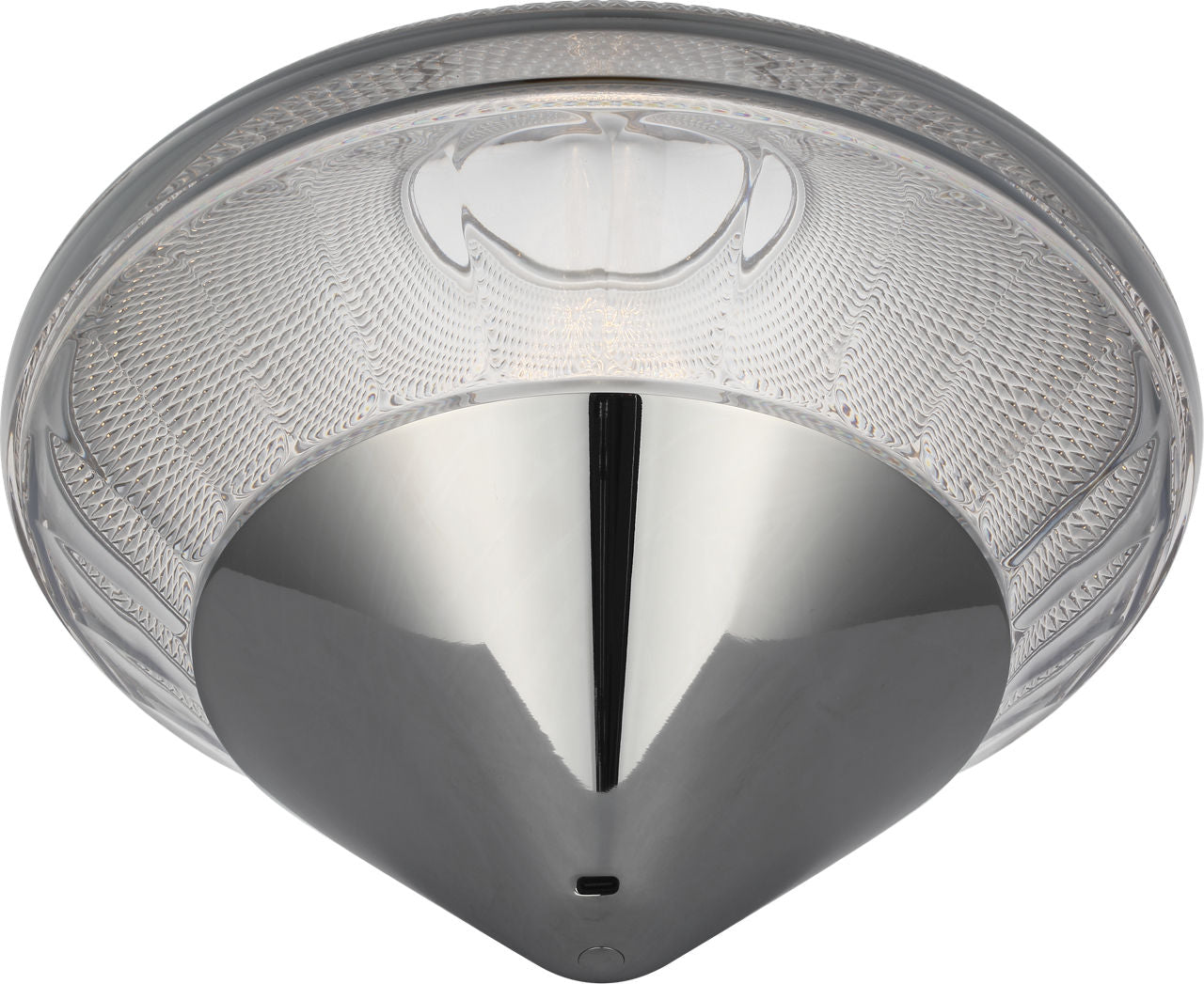 Copper Coast 12" Rechargeable Accent Light | Polished Nickel | Clear Crystal