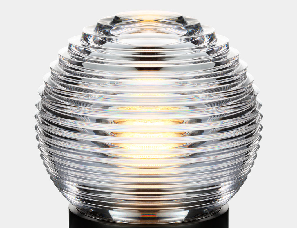 Circon 7" Rechargeable Accent Lamp | Bronze | Clear Crystal