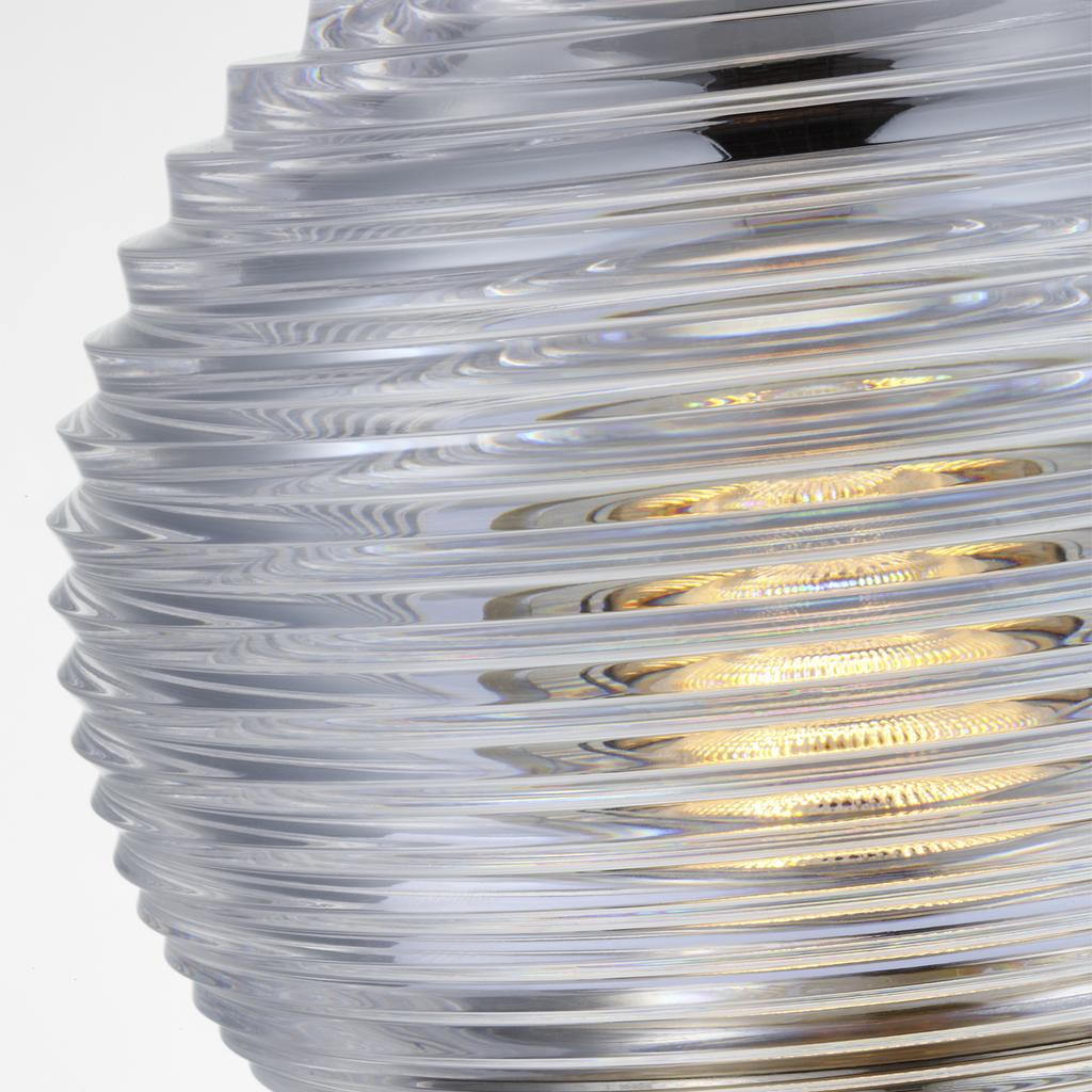 Circon 7" Rechargeable Accent Lamp | Natural Brass | Clear Crystal