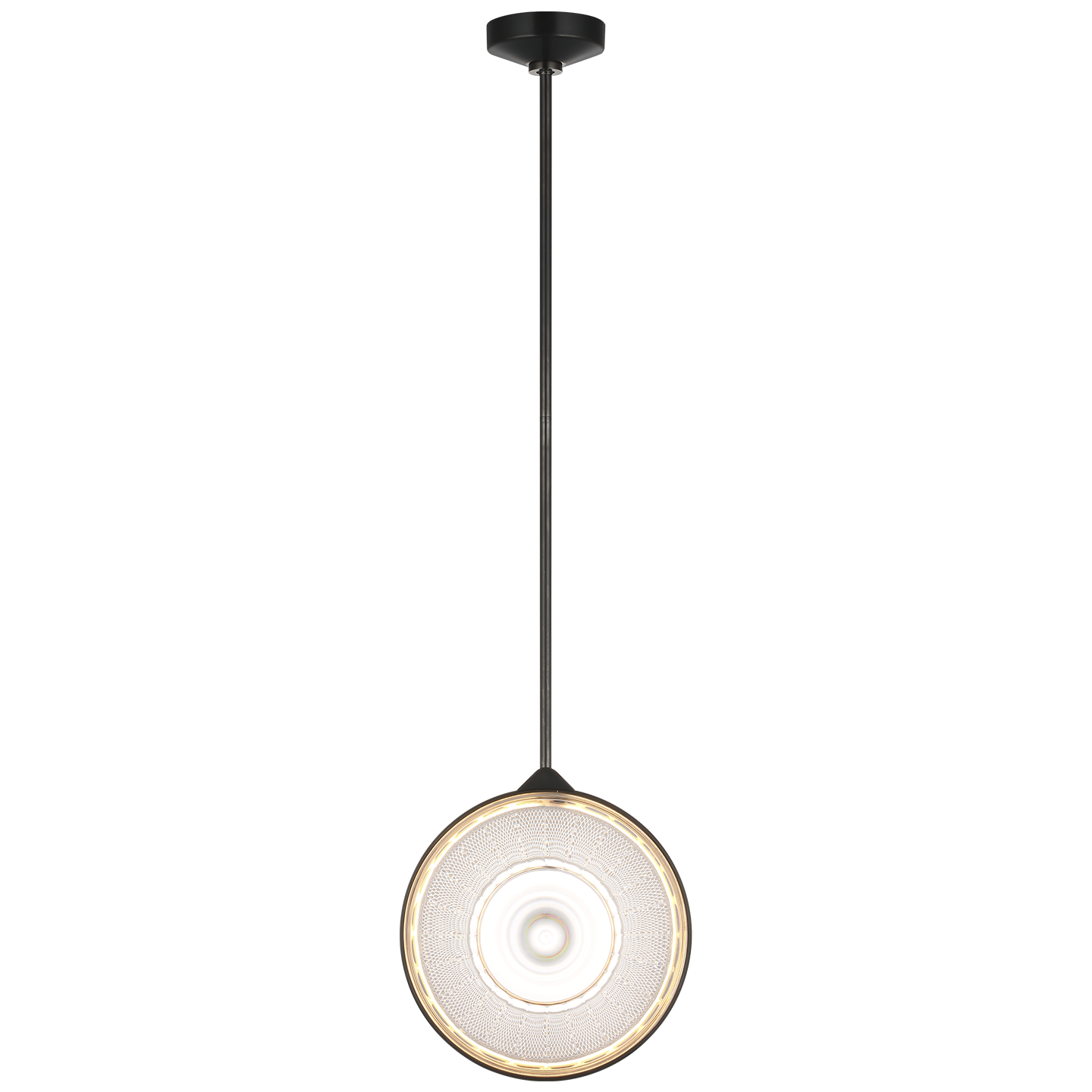 Copper Coast 15" Pendant | Bronze | Karo and Olive Cut Clear Crystal