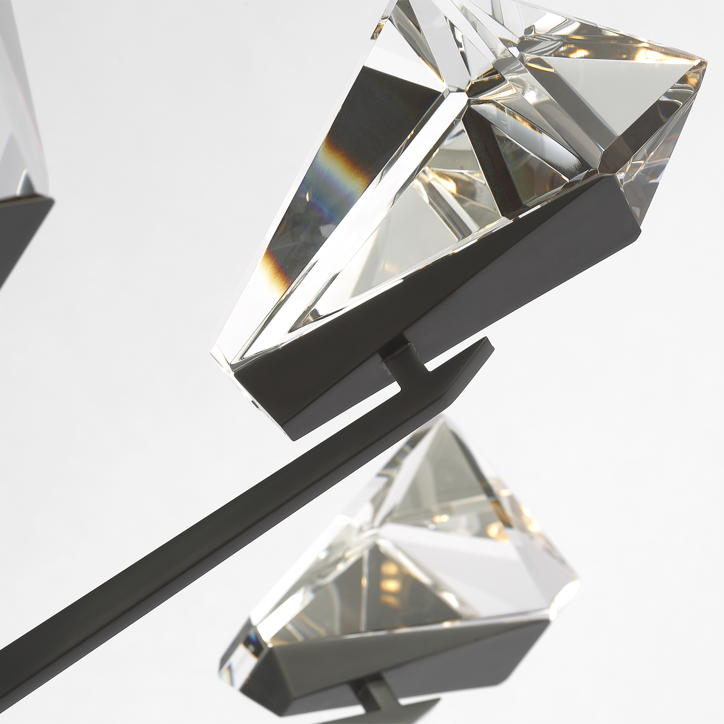 Carraig 52" 5 Light Chandelier | Bronze | Clear Crystal