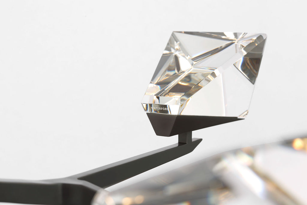 Carraig 63" 7 Light Chandelier | Bronze | Clear Crystal