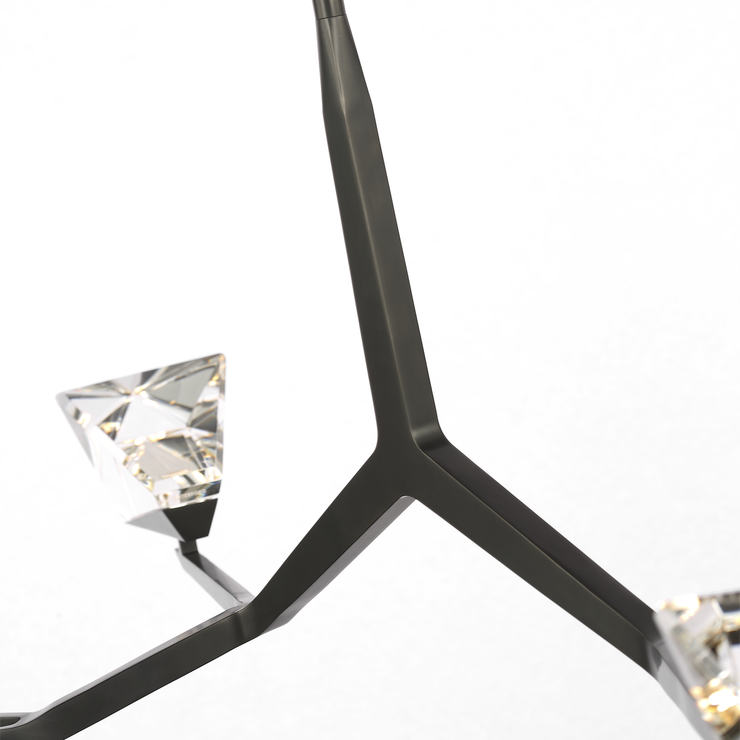 Carraig 63" 7 Light Chandelier | Bronze | Clear Crystal