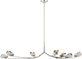 Carraig 63" 7 Light Chandelier | Polished Nickel | Clear Crystal