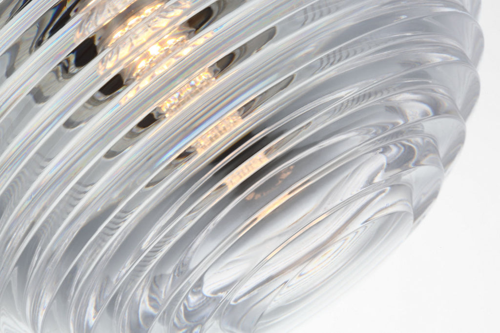 Circon 5" Mini Pendant | Polished Nickel | Clear Crystal