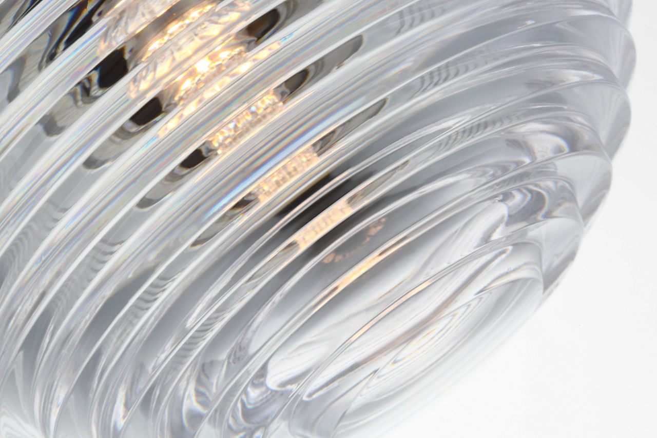 Circon 5" Mini Pendant | Polished Nickel | Clear Crystal