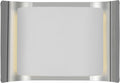 Penumbra 10" Wide Sconce | Polished Nickel and White