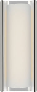 Penumbra 15" Sconce | Polished Nickel and Linen