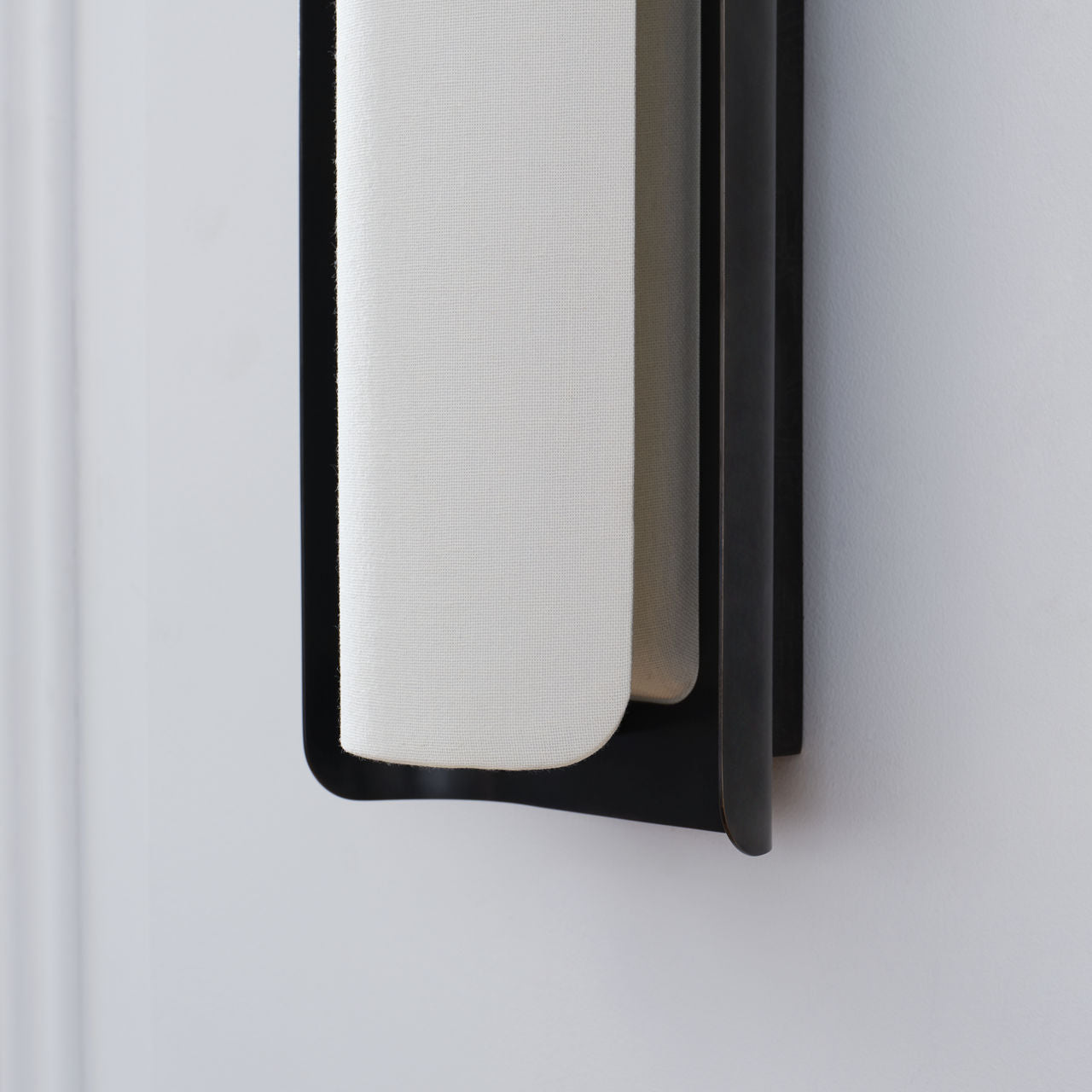 Penumbra 21" Sconce | Bronze and Linen