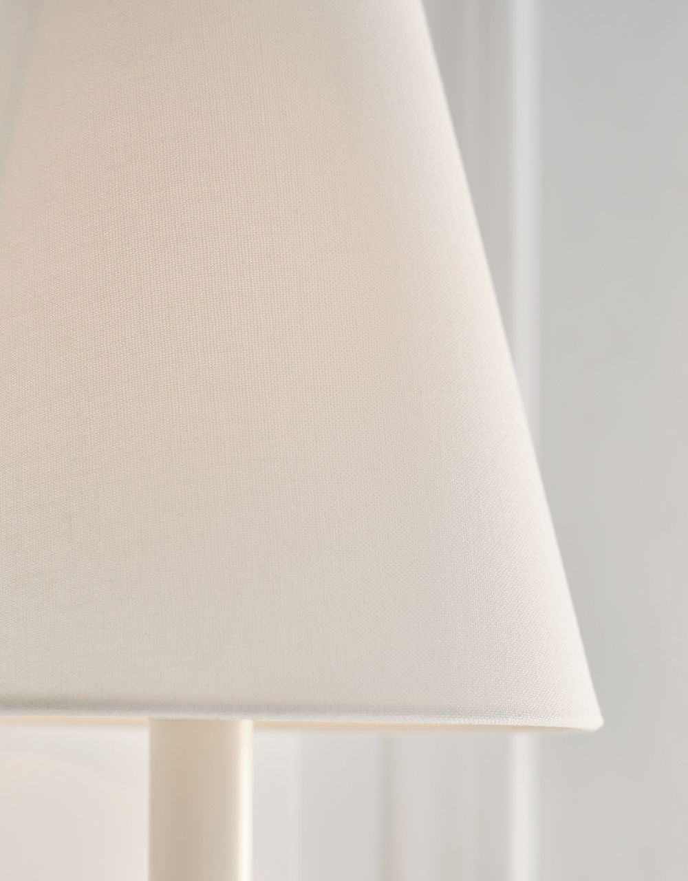 Aiden Large Tail Sconce | Gilded Iron | Linen Shade