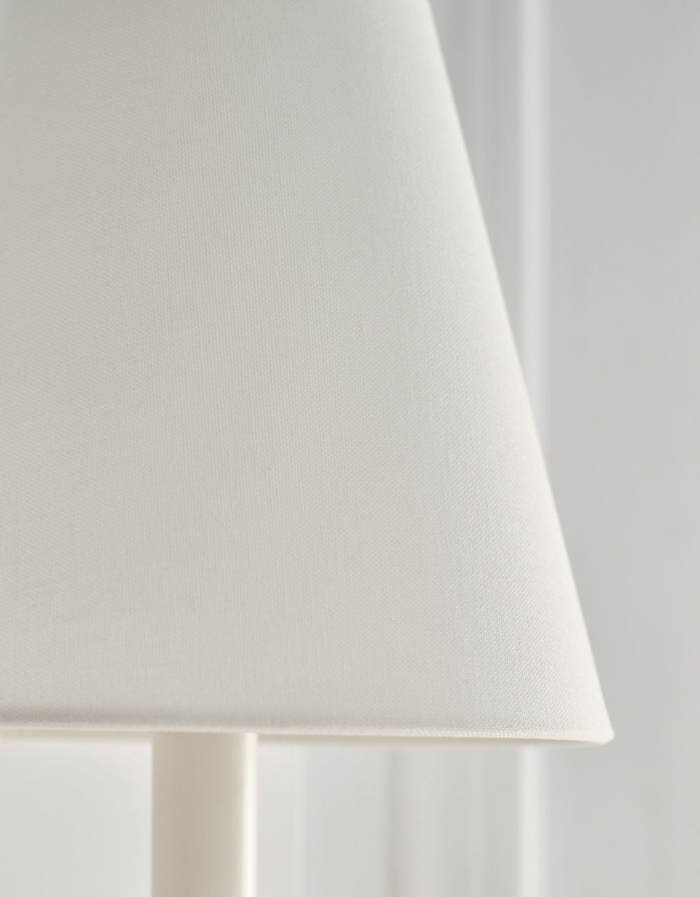 Aiden Large Tail Sconce | Gilded Iron | Linen Shade
