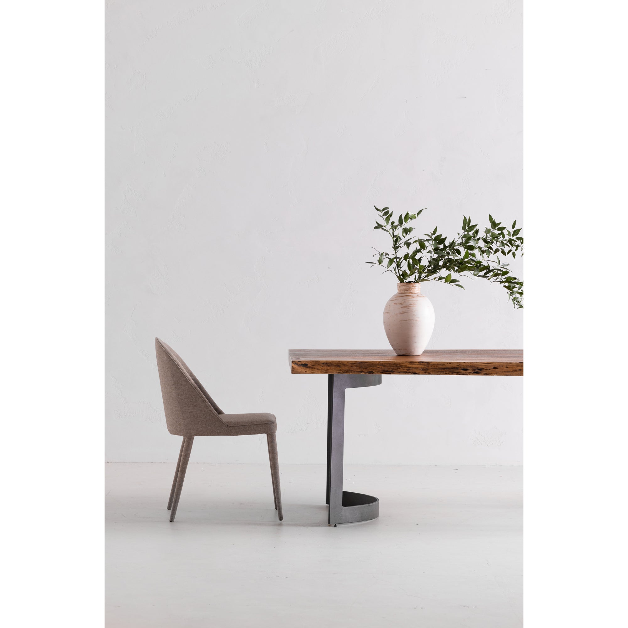 Bent Dining Table Large Brown
