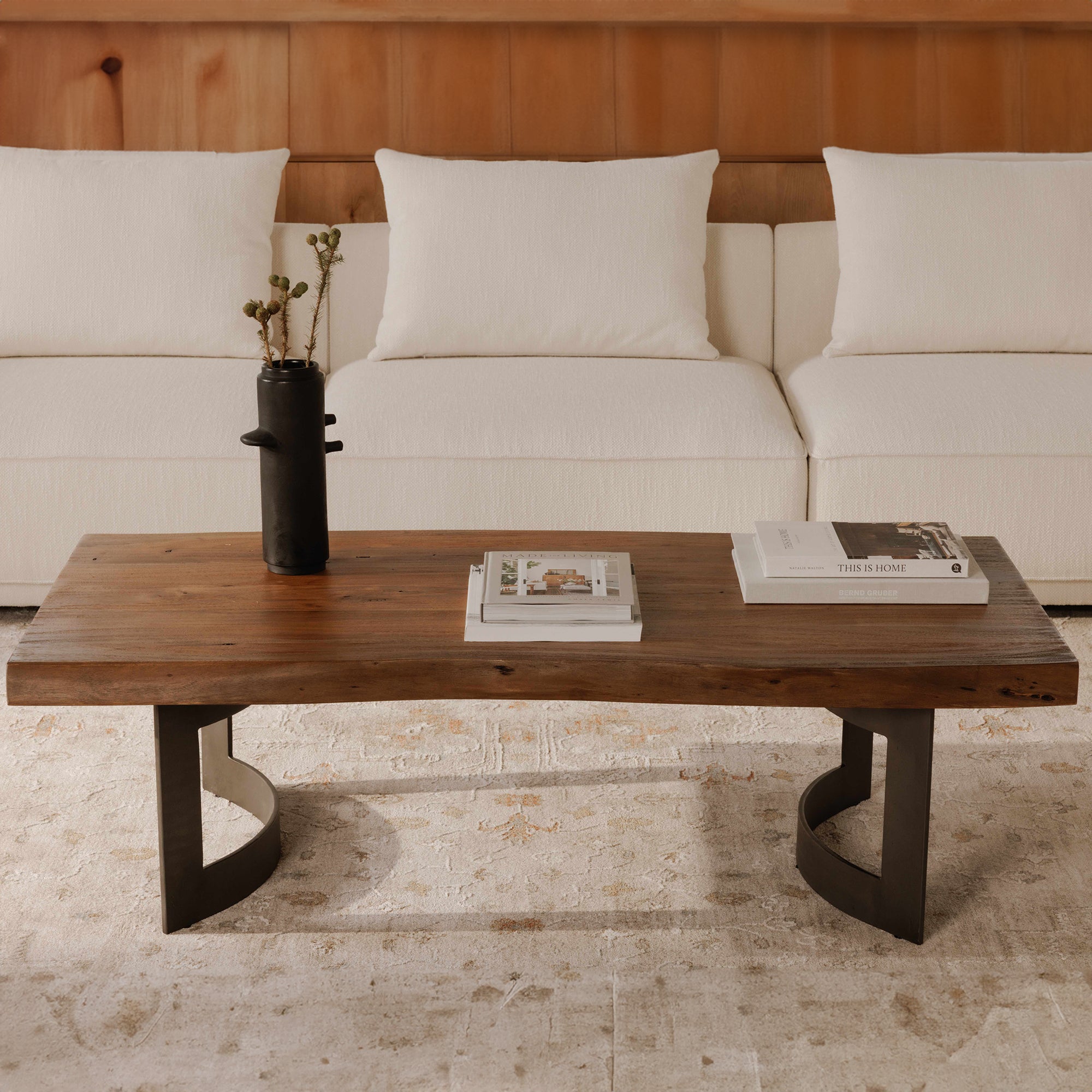 Bent Coffee Table Brown