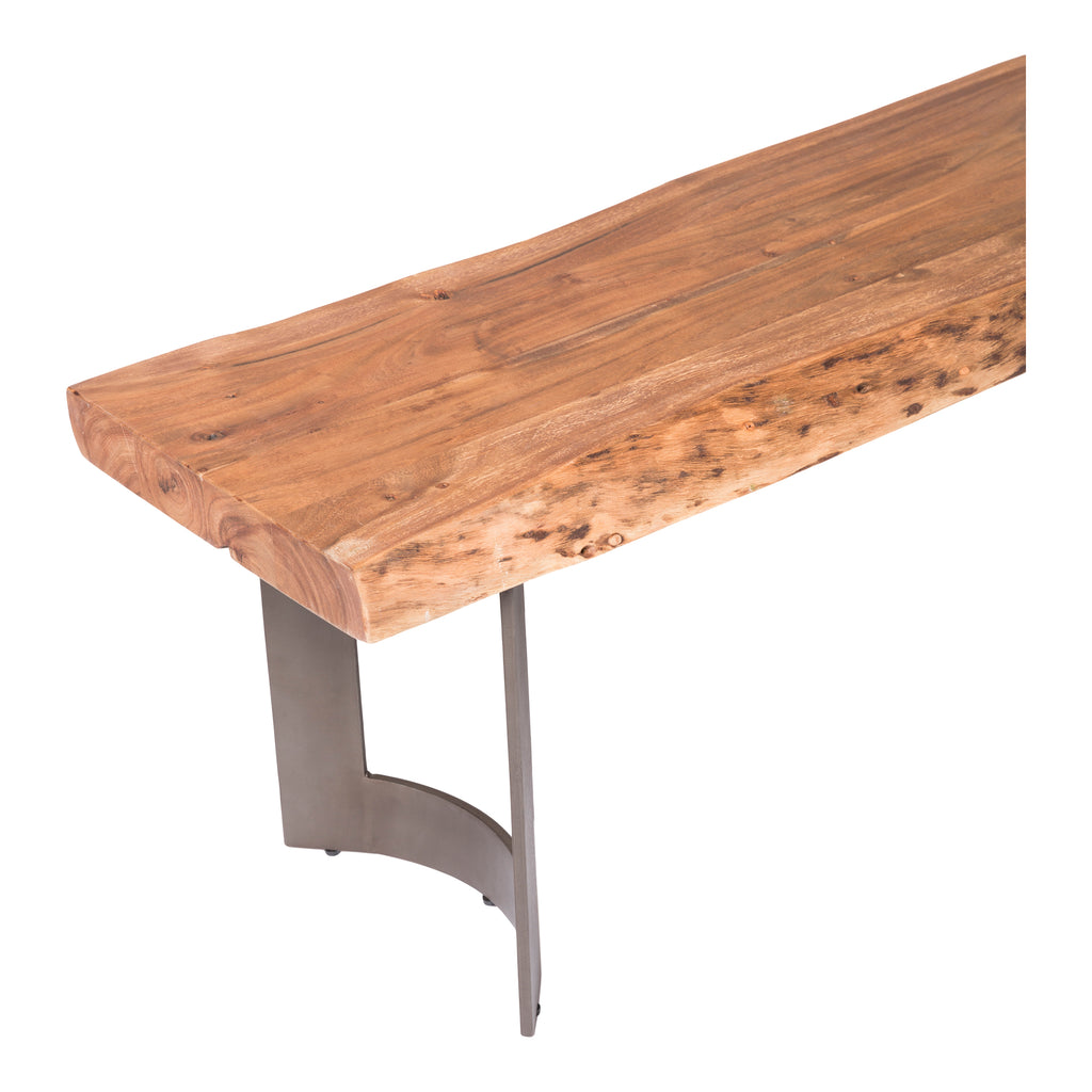 Bent Bench Large Brown