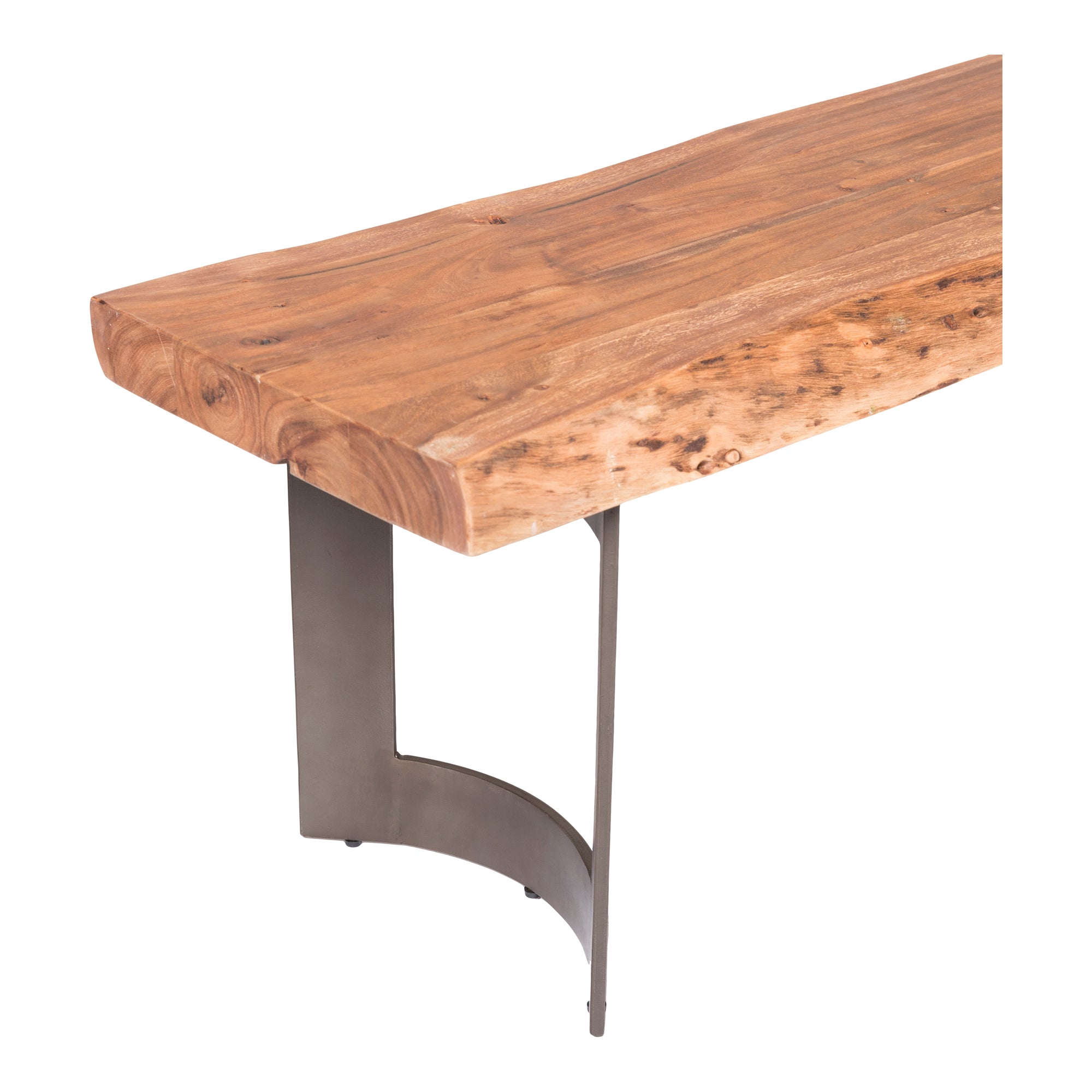 Bent Bench Large Brown