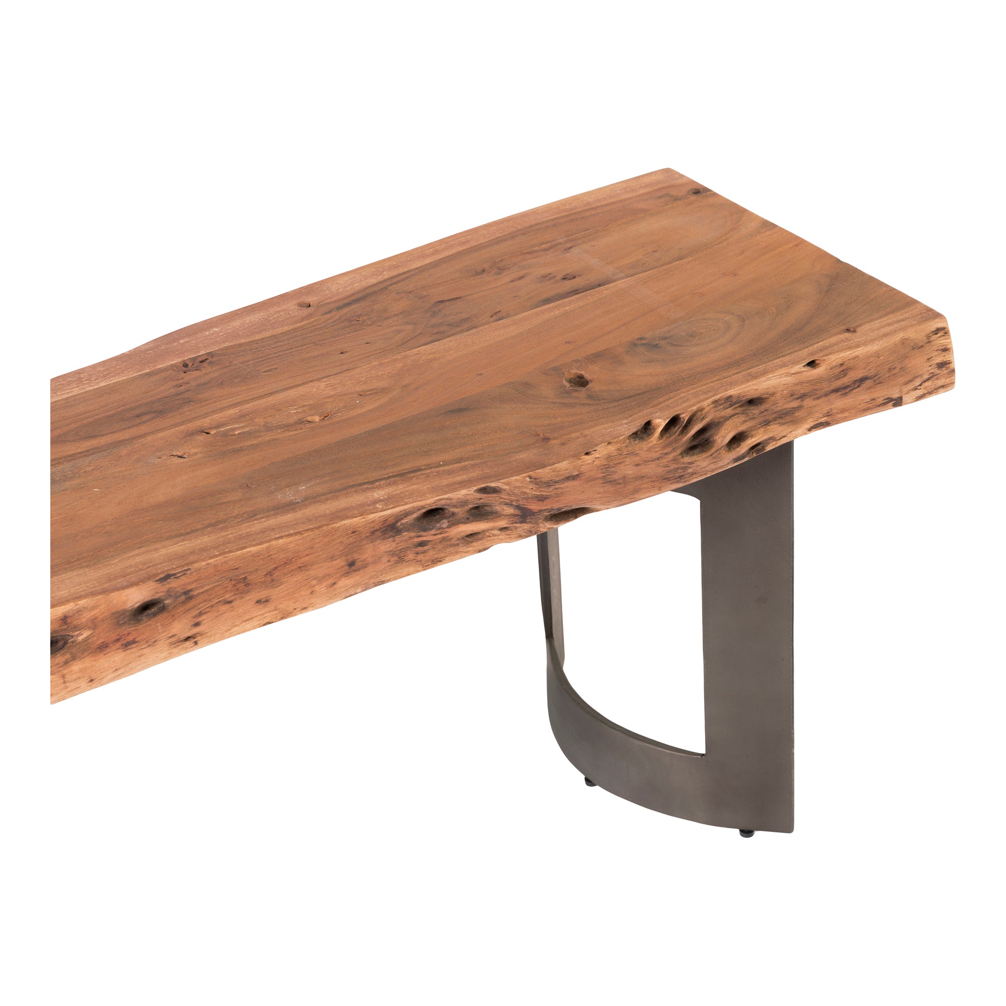 Bent Bench Large Brown