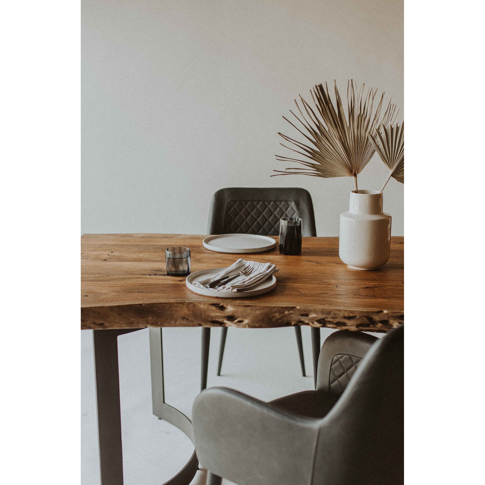 Bent Dining Table Extra Small Brown