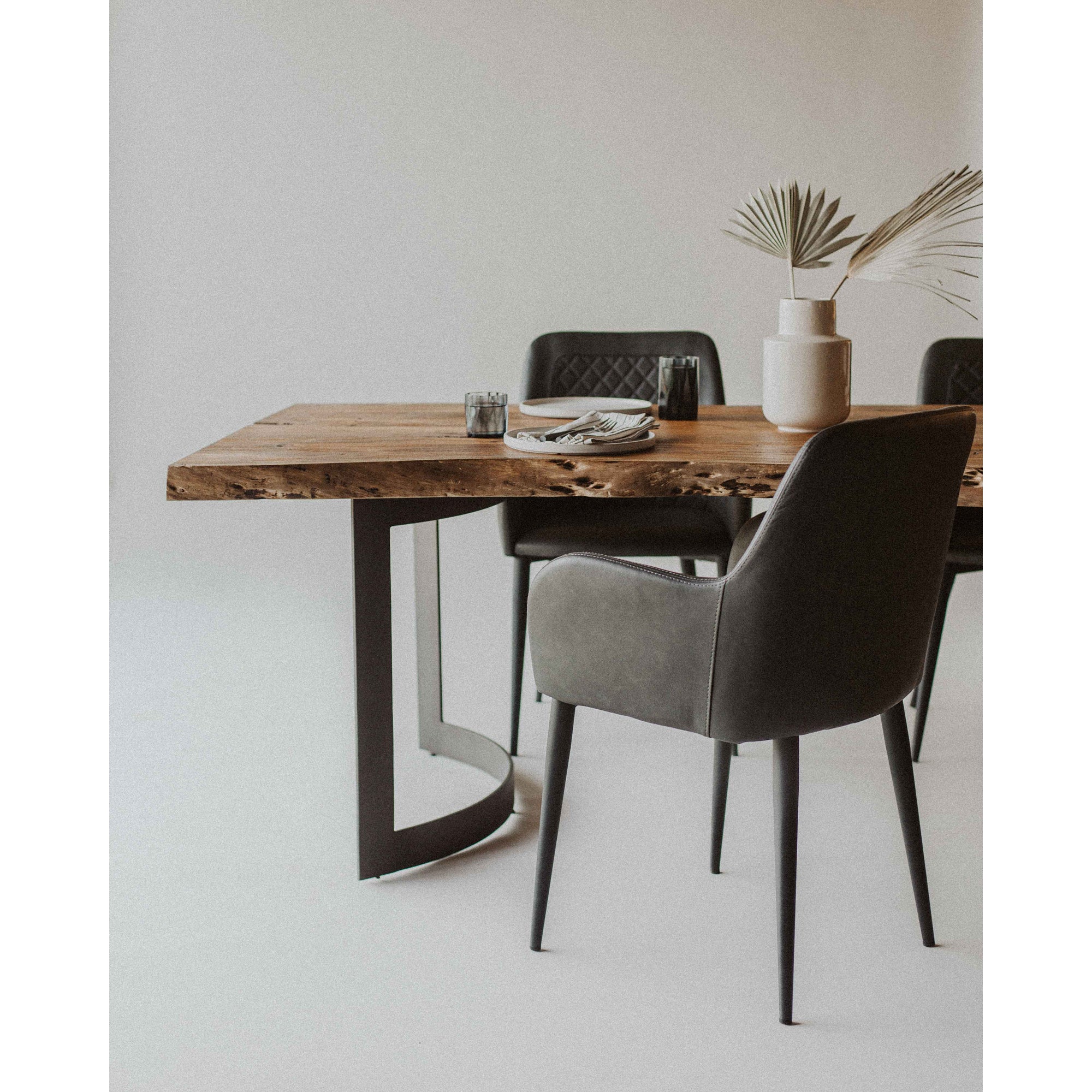 Bent Dining Table Extra Small Brown