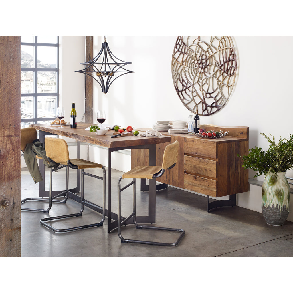 Bent Counter Table Brown