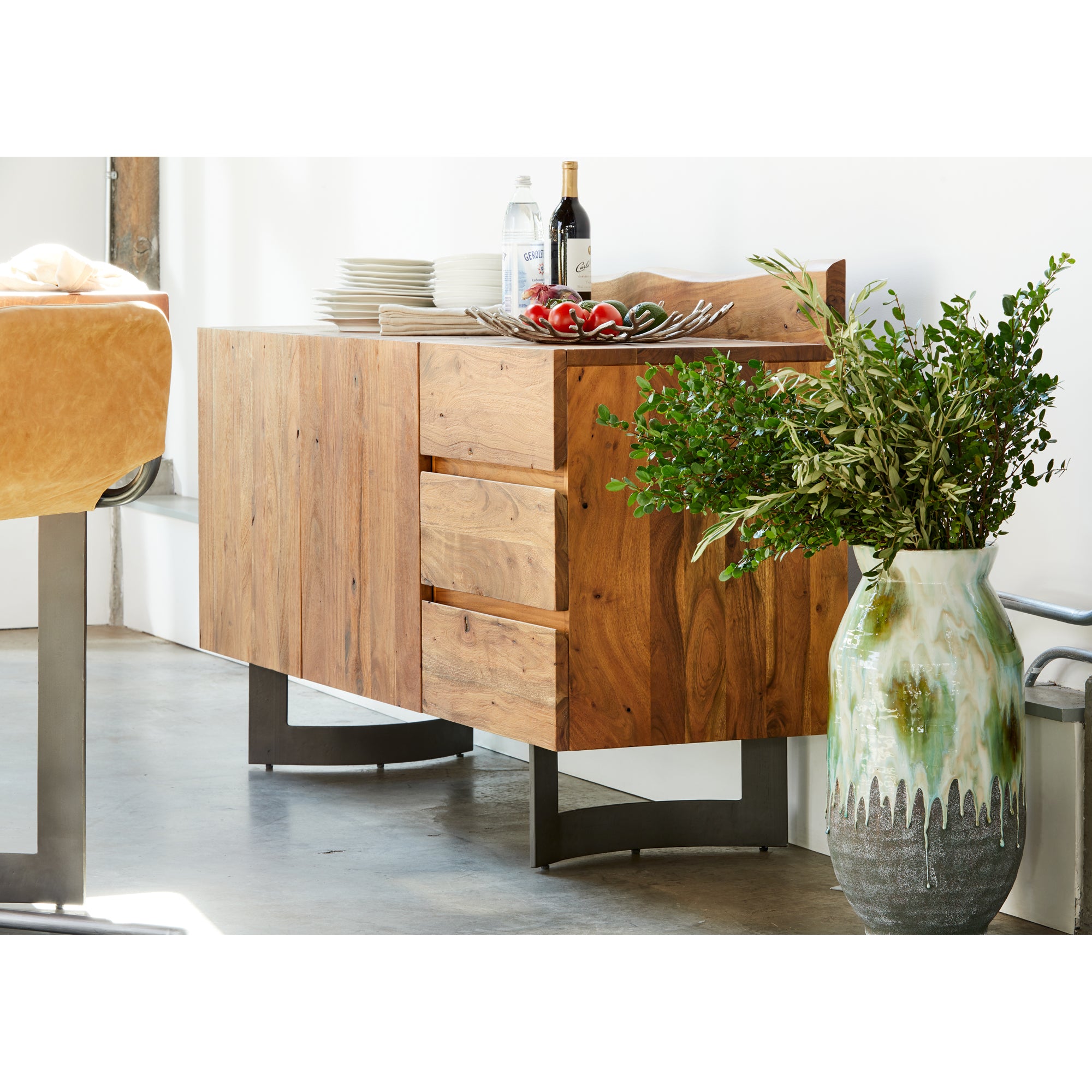 Bent Sideboard 
Brown