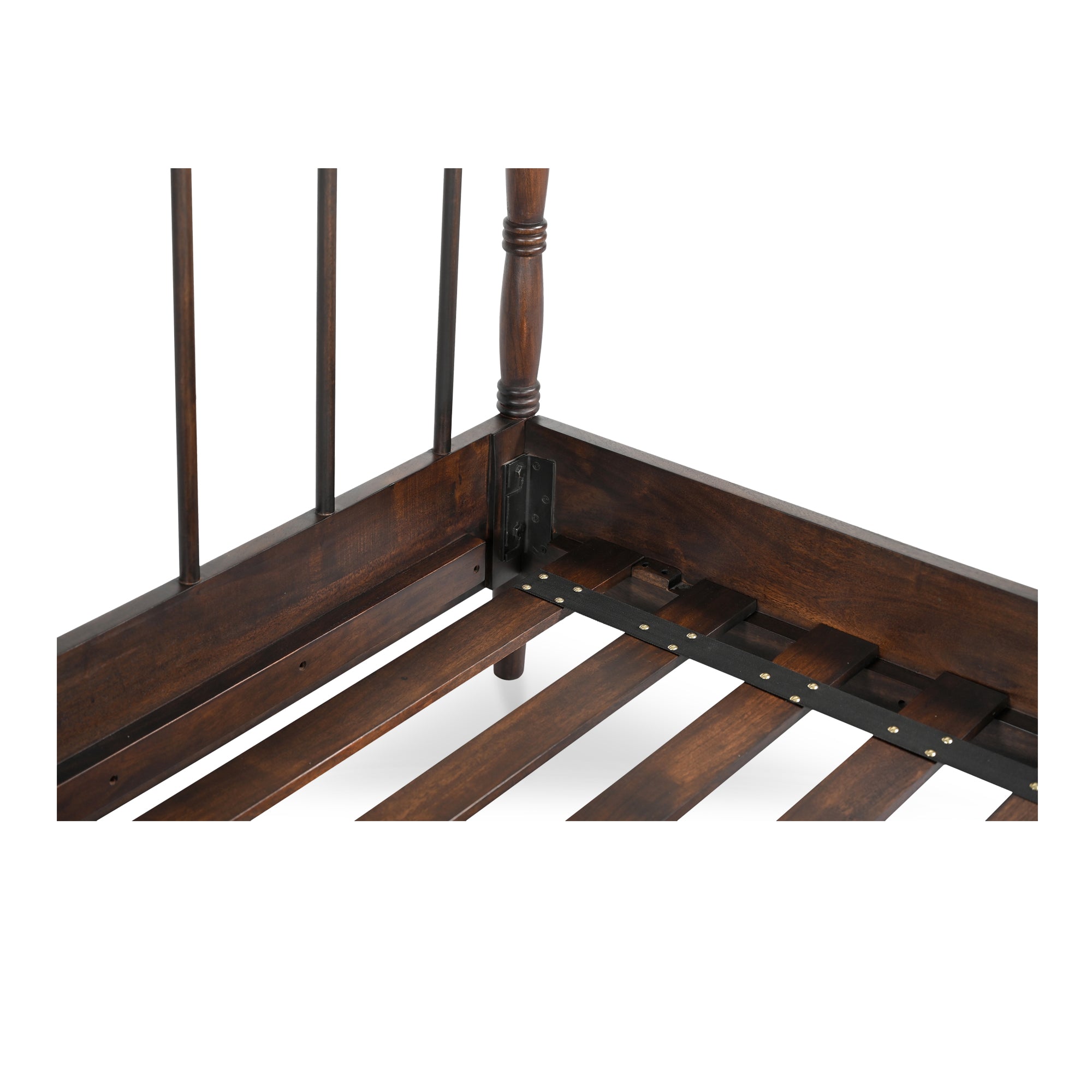 Vivian King Bed Dark Brownn