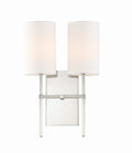 Veronica 11'' Polished Nickel Sconce