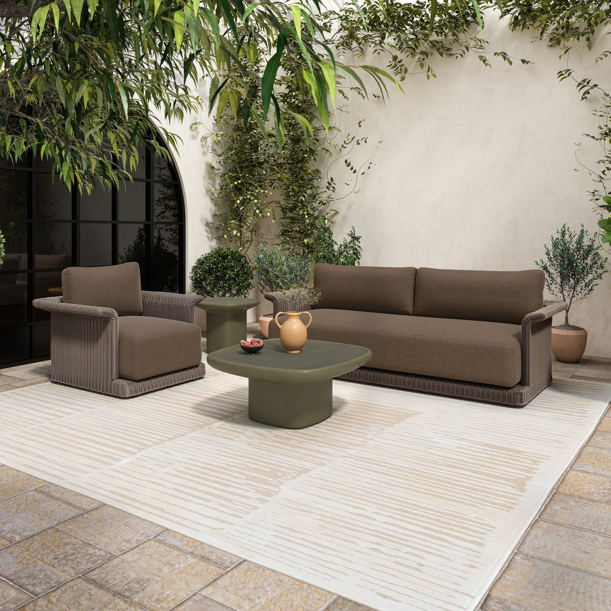 Manon Outdoor Side Table Deep Green
