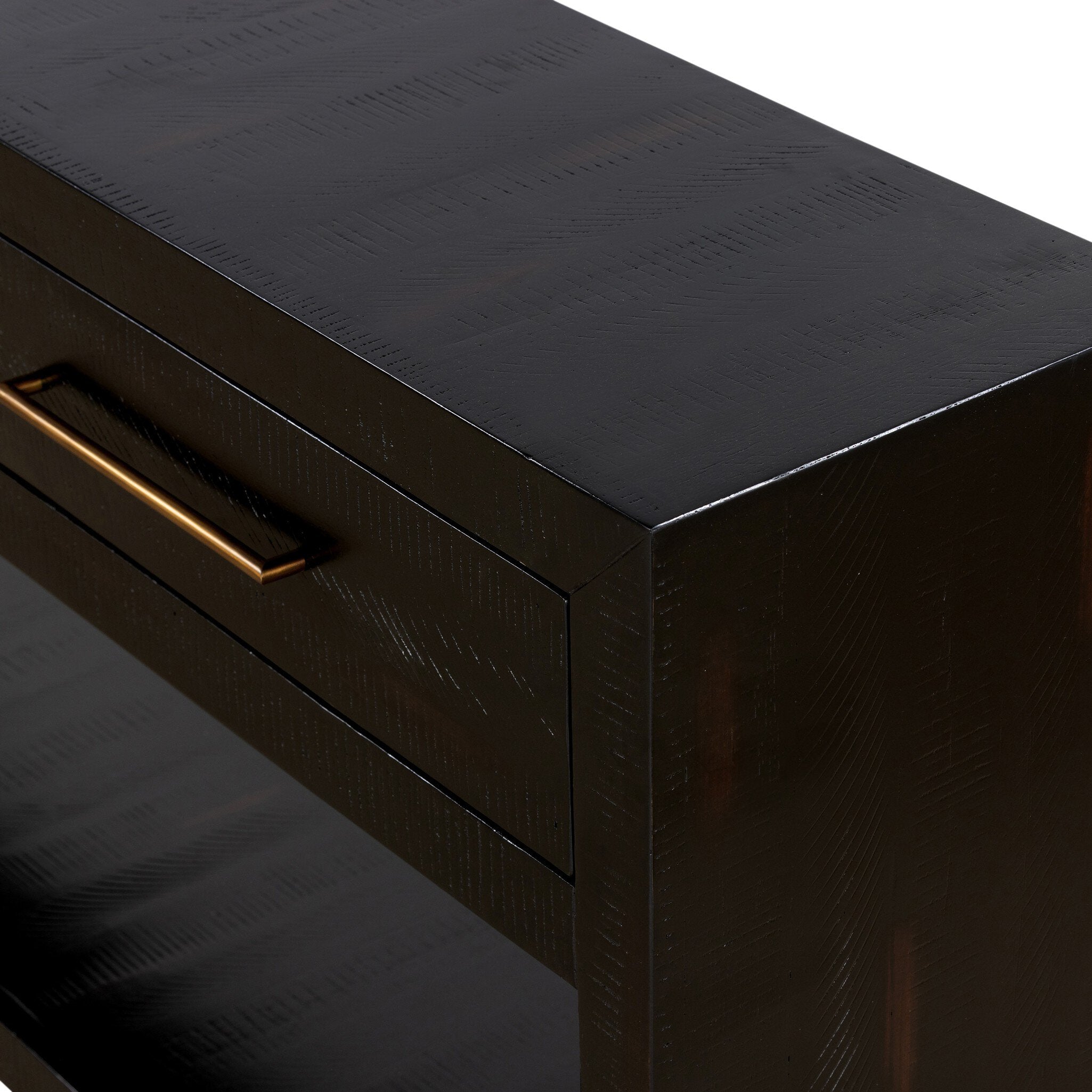 Suki Console Table - Burnished Black