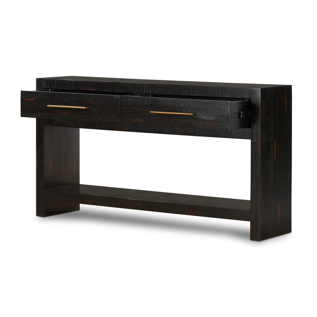 Suki Console Table - Burnished Black