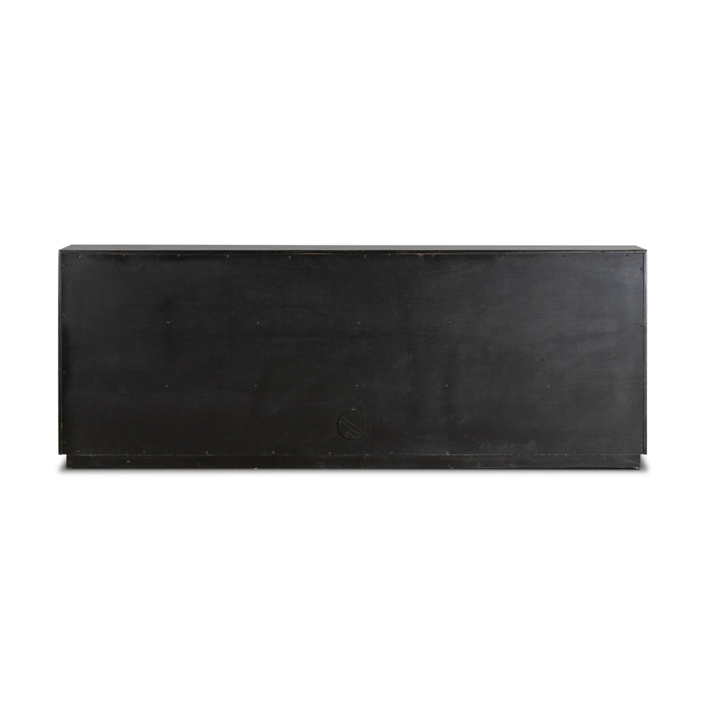 Suki Large Media Console - Burnished Black