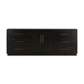 Suki Large Media Console - Burnished Black