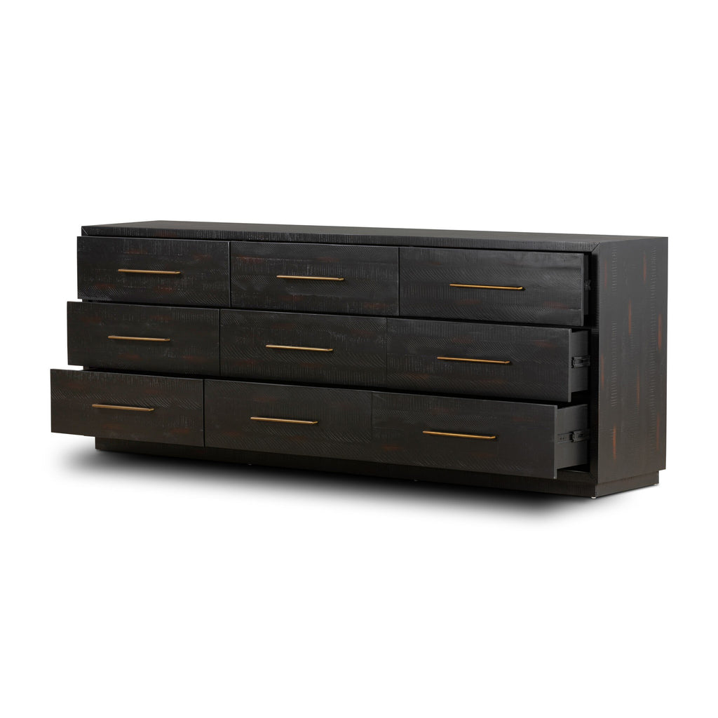 Suki 9 Drawer Dresser - Burnished Black