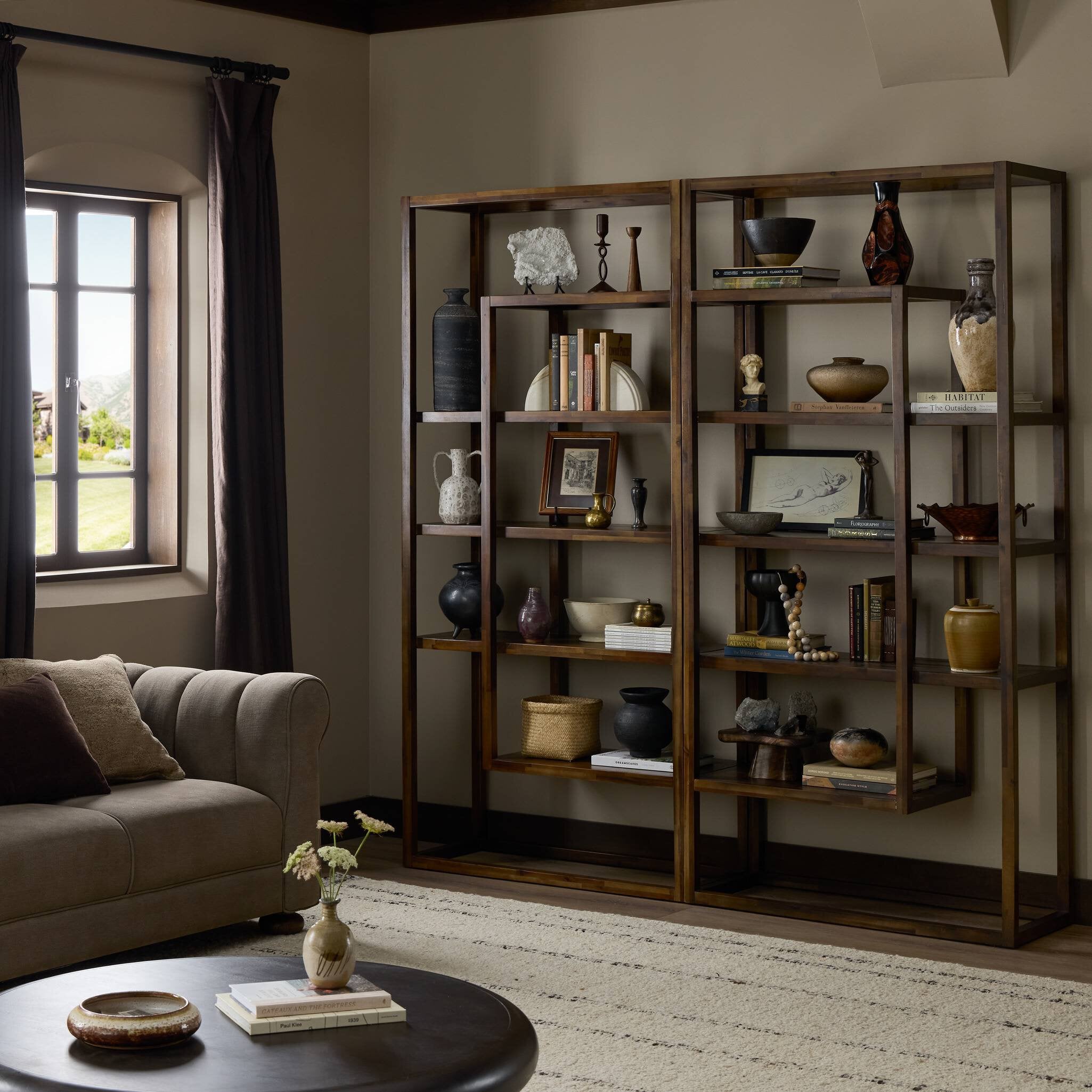 Waylon Bookshelf - Harvest Brown