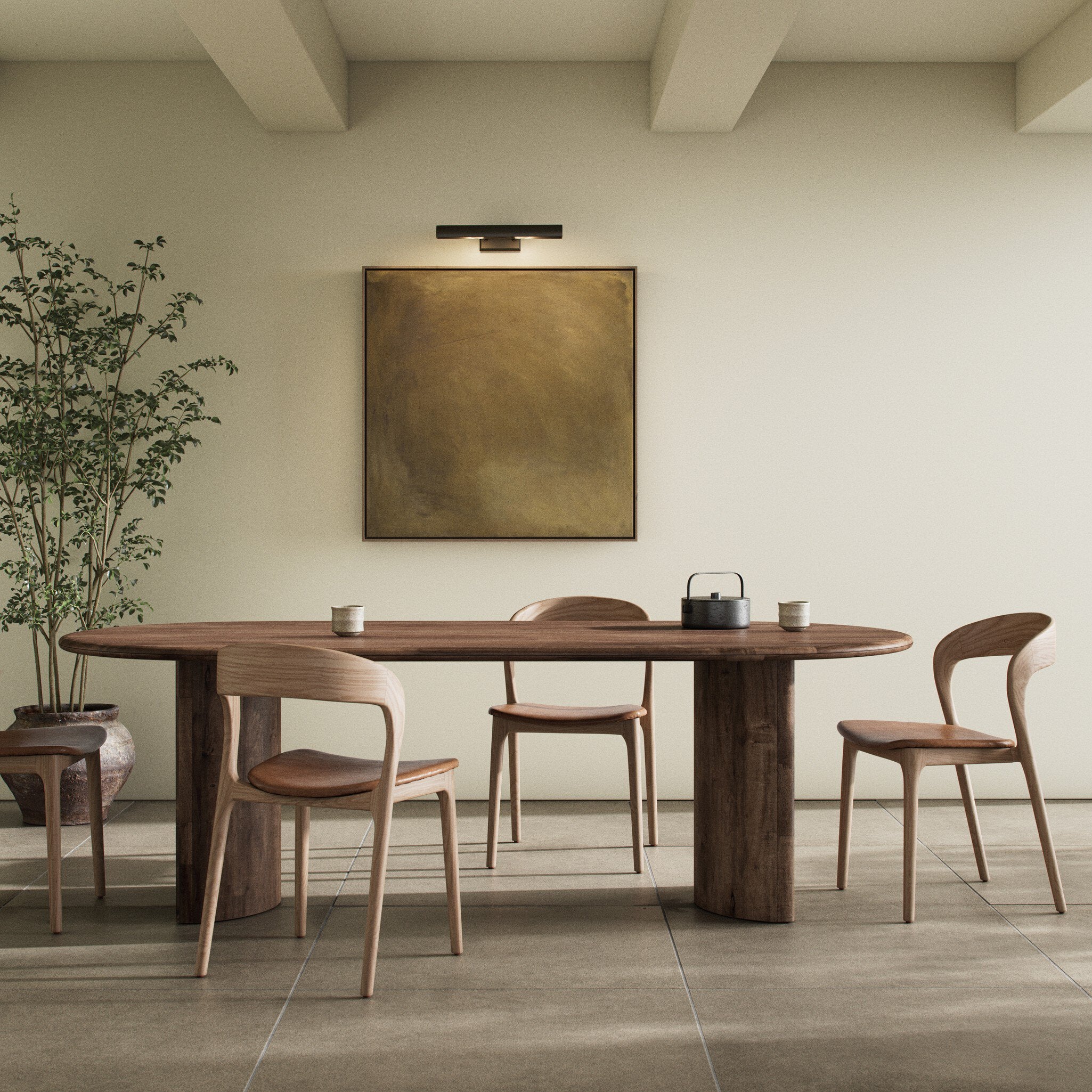 Paden Dining Table - Seasoned Brown Acacia | 94"