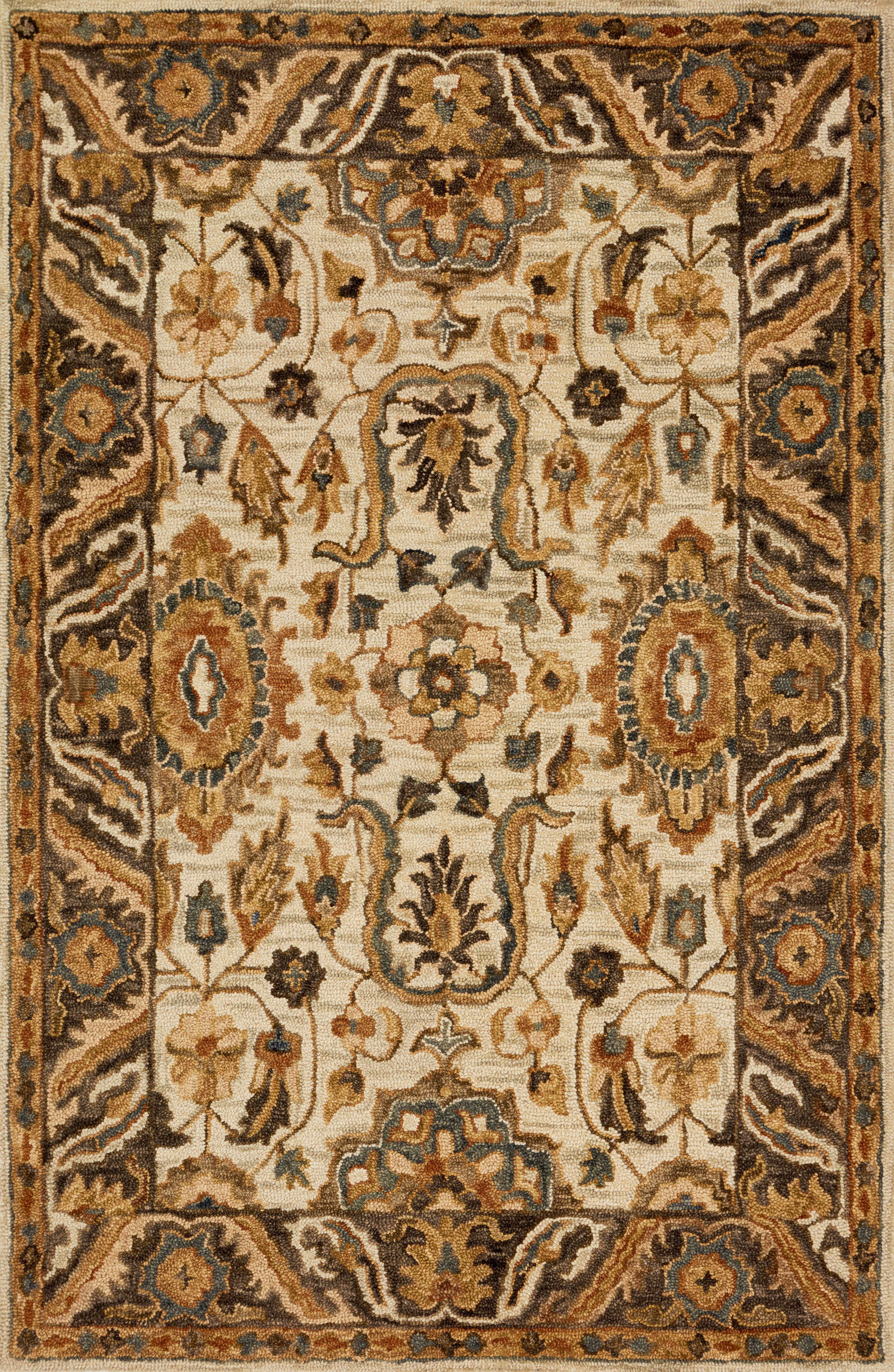 Loloi | Victoria Collection | Ivory / Dk Taupe | VK-02
