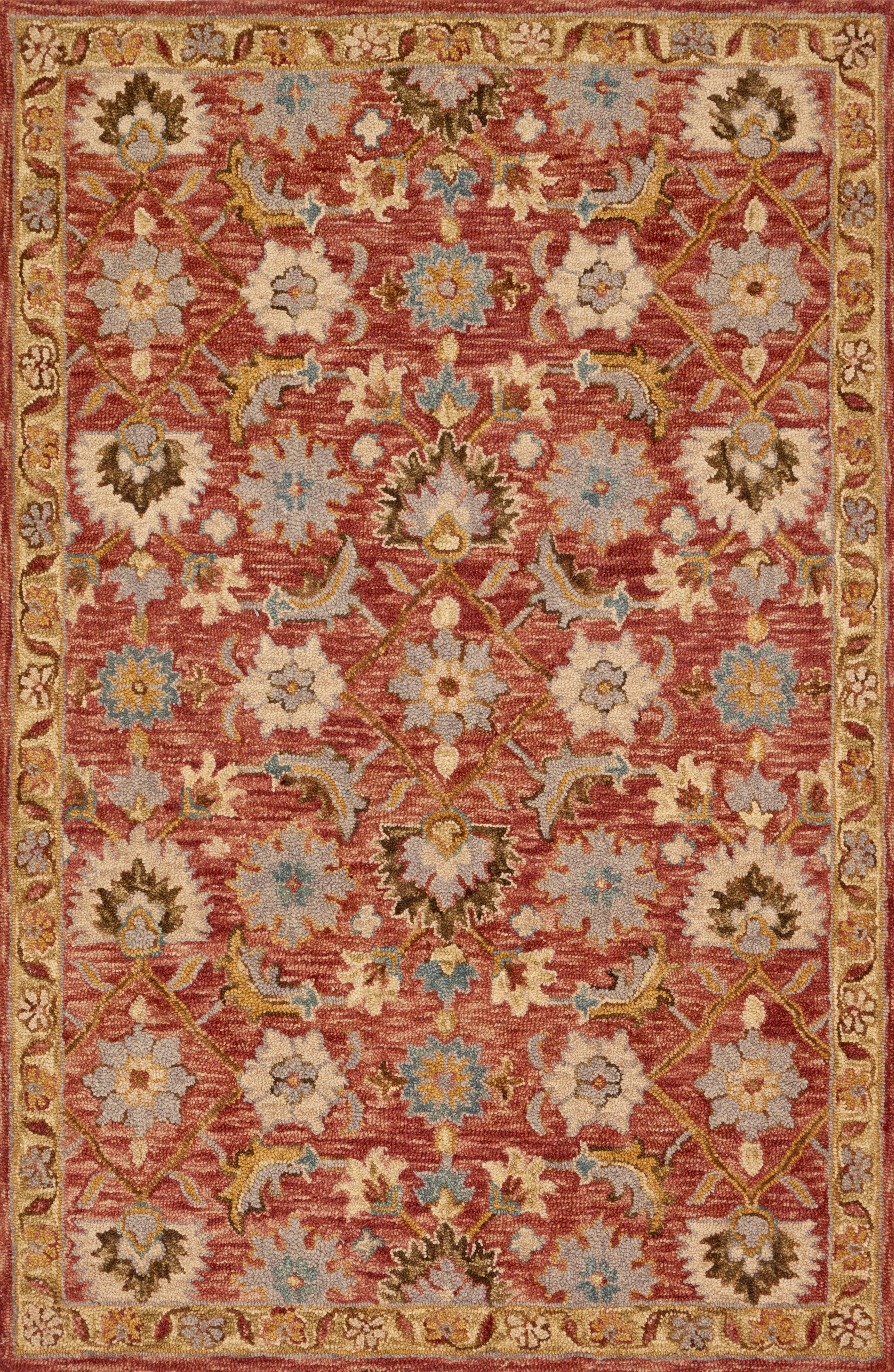 Loloi | Victoria Collection | Terracotta / Gold | VK-09